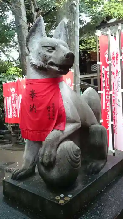 豊川稲荷東京別院の狛犬