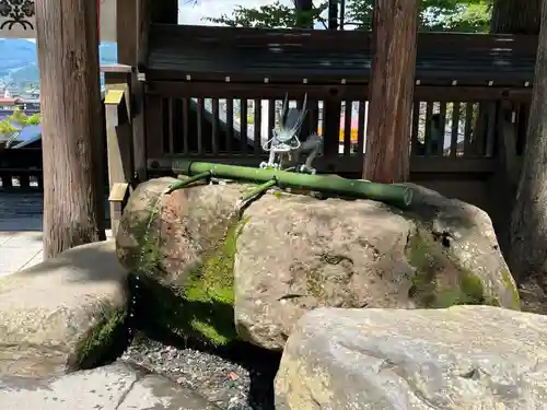 諏訪大社の手水舎