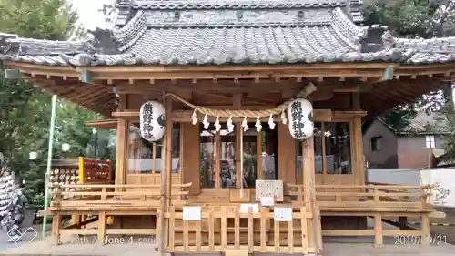 川越熊野神社の本殿・本堂