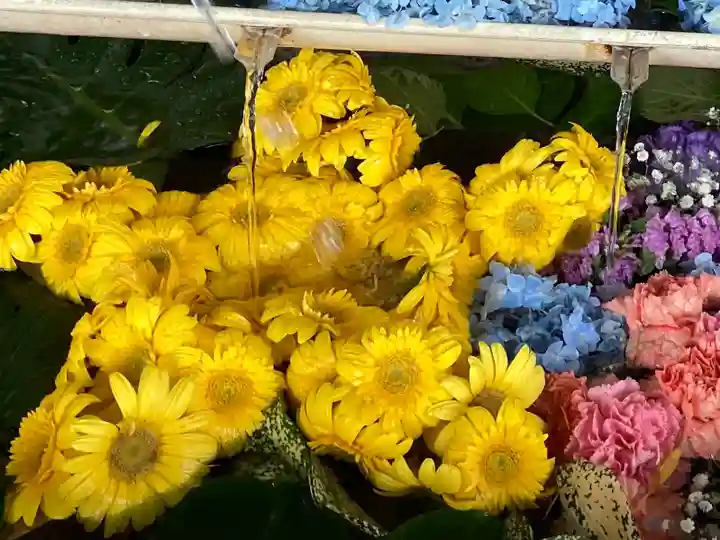 星置神社の手水舎