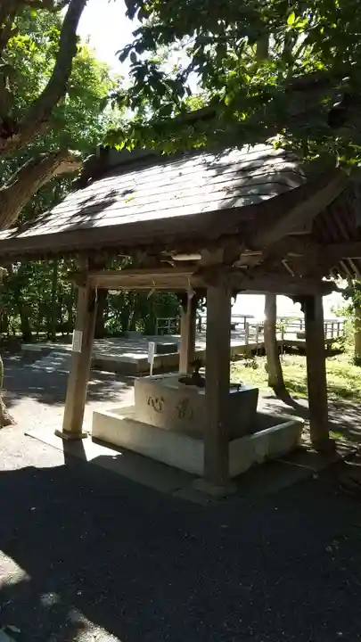 根室金刀比羅神社の手水舎