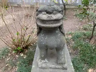 越谷香取神社の狛犬