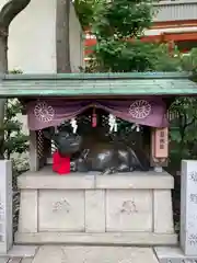 露天神社（お初天神）の狛犬