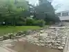 旭川神社の庭園