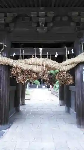 滑河山龍正院の山門・神門