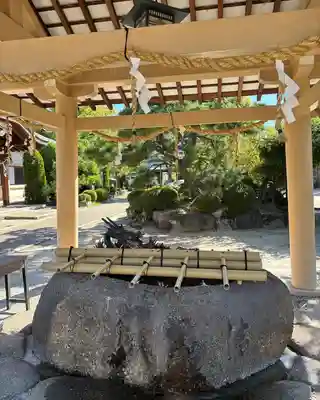植田八幡宮の手水舎