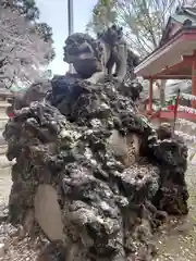 前原御嶽神社の狛犬