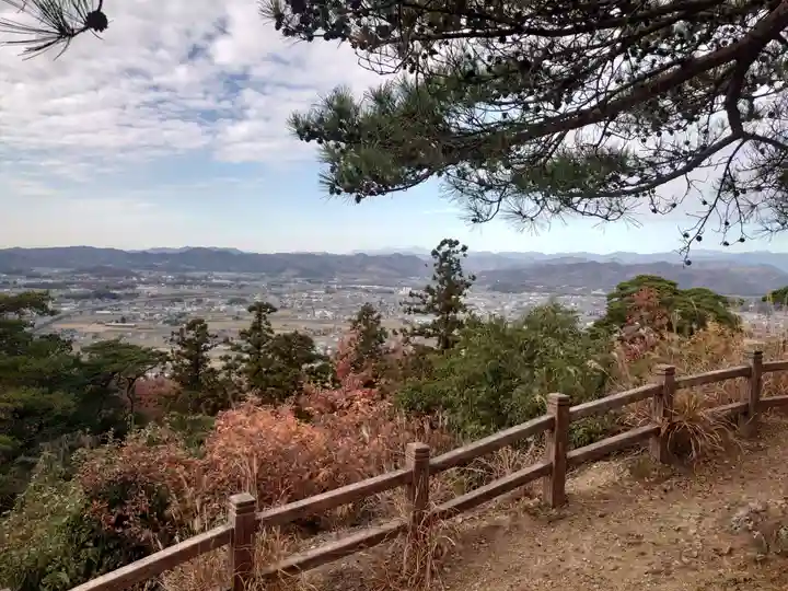 唐澤山神社の景色