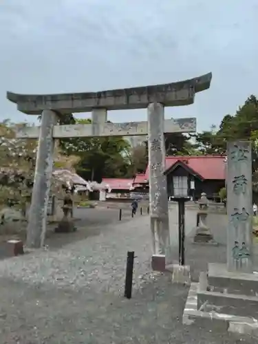 松前神社の鳥居