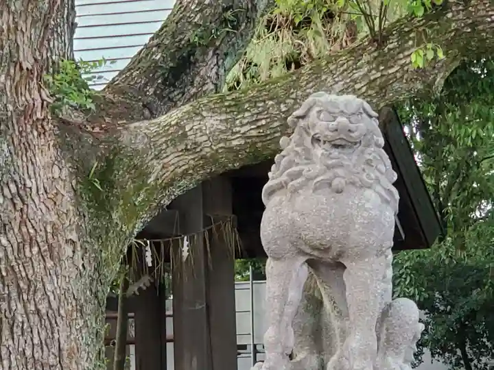 滋賀県護国神社の狛犬