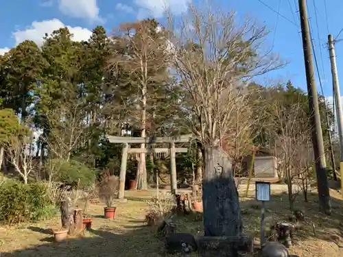 白山神社の鳥居