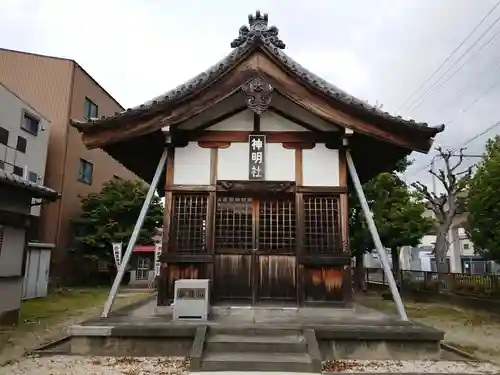 神明社（正徳町2）の本殿・本堂