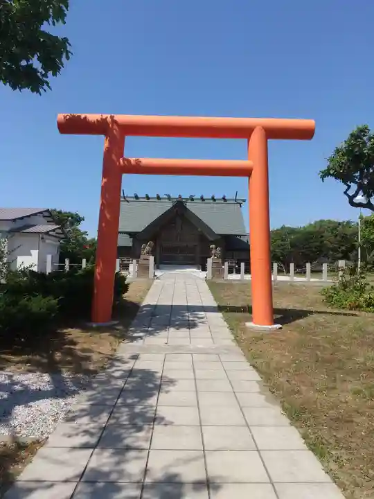 天塩厳島神社の鳥居