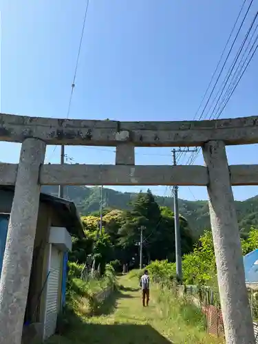 十五社神社の鳥居