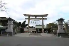 生國魂神社の鳥居