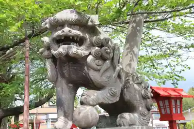 神炊館神社 ⁂奥州須賀川総鎮守⁂の狛犬