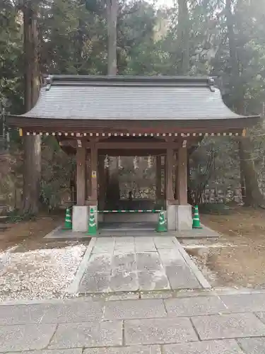 武蔵二宮 金鑚神社の手水舎