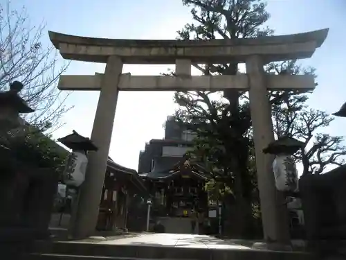 大鳥神社の鳥居