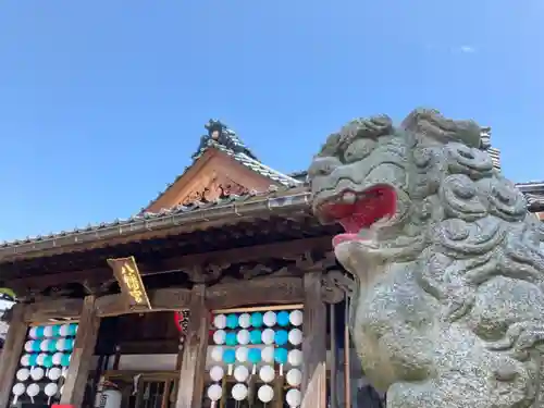 總社 和田八幡宮の狛犬