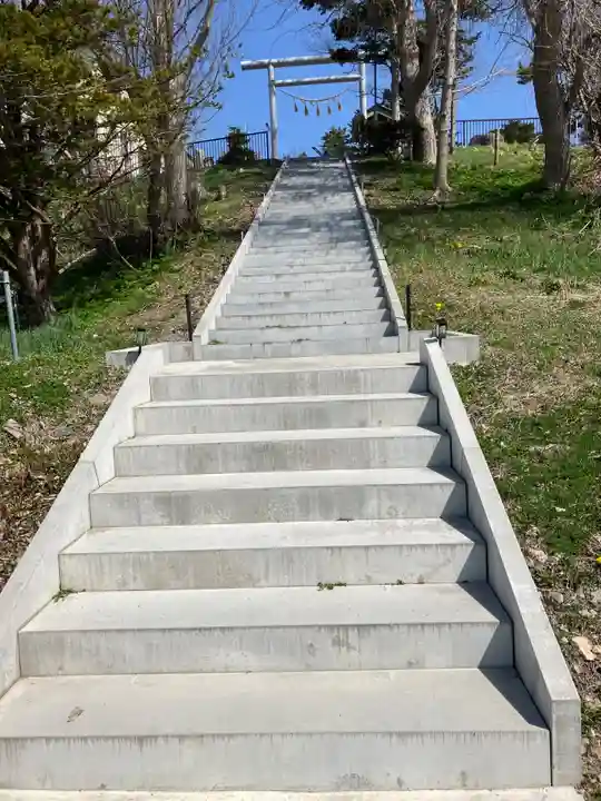 様似住吉神社の景色