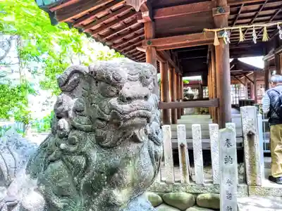 八幡神社の狛犬