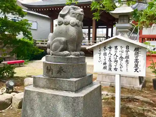 湊稲荷神社の狛犬