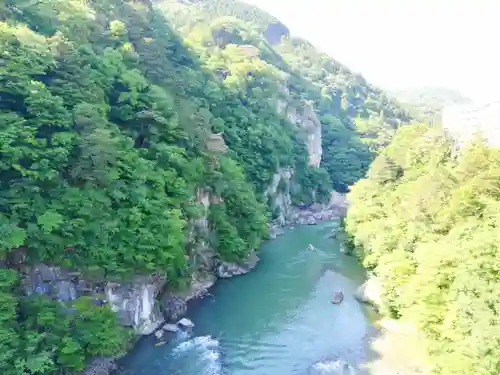 楯岩鬼怒姫神社の景色