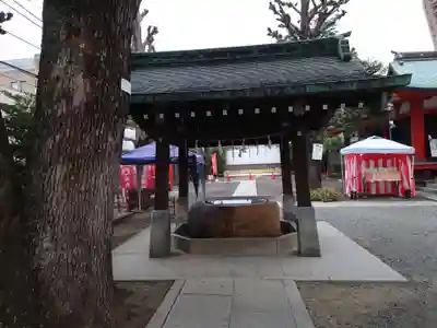 麻布氷川神社の手水舎