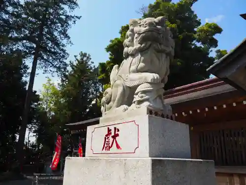 亀ケ池八幡宮の狛犬