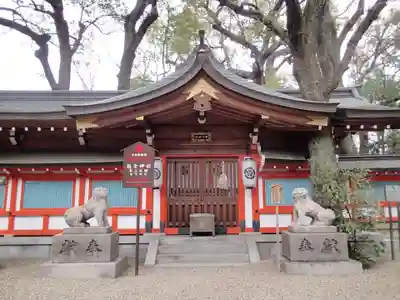 杭全神社の本殿・本堂