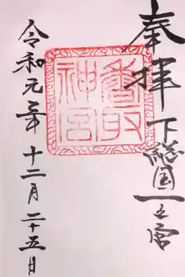 東国三社の一つ目