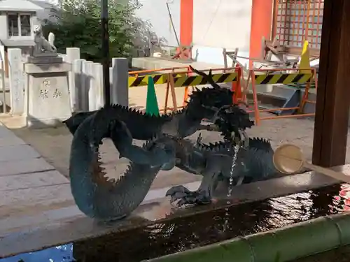 敷津松之宮　大国主神社の手水舎