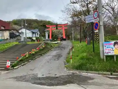 虻田神社の鳥居