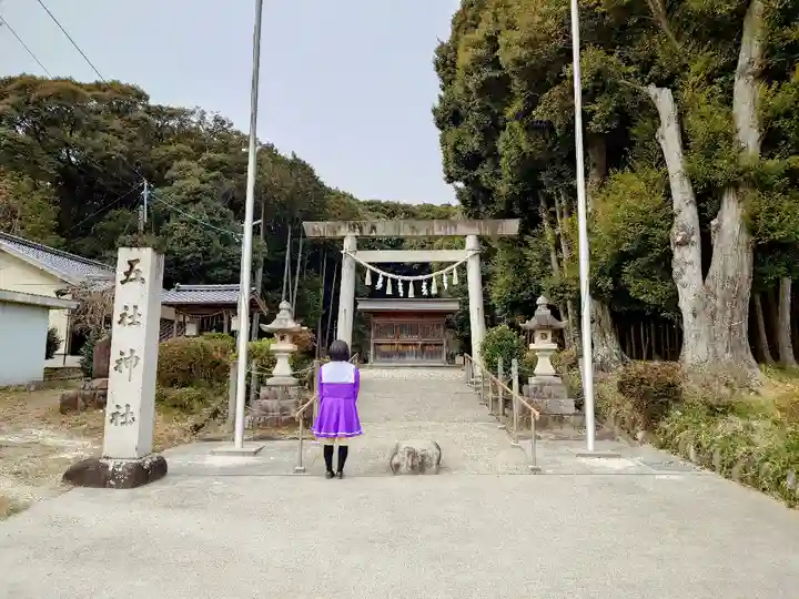 五社神社の鳥居