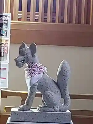 福徳神社（芽吹稲荷）の狛犬