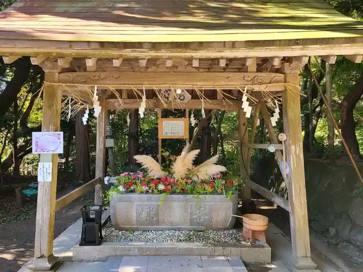 伊都国 宮地嶽神社の手水舎