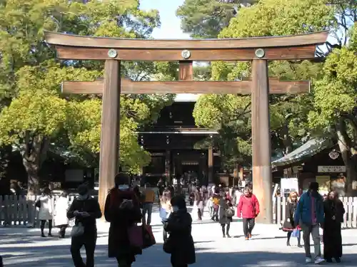 明治神宮の鳥居