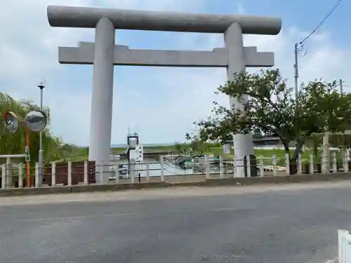 息栖神社の鳥居