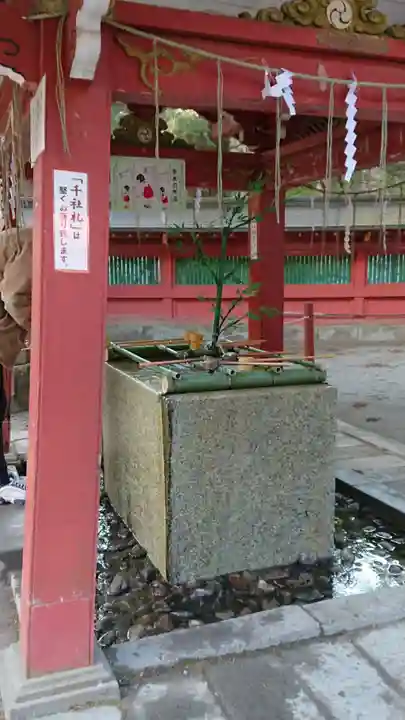 日光二荒山神社の手水舎