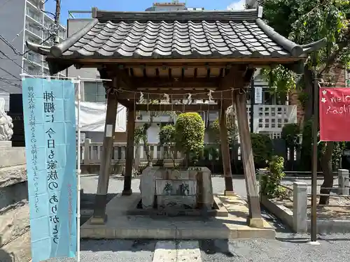 柏神社の手水舎