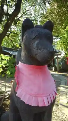 三囲神社の狛犬