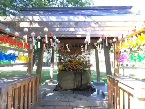 当別神社の手水舎