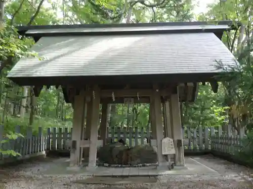 士別神社の手水