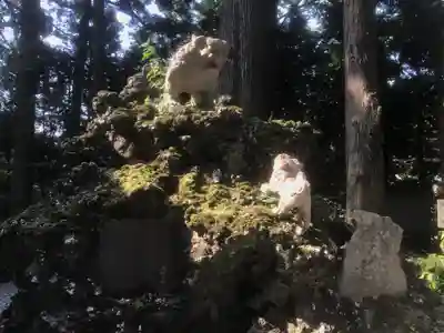 富士山東口本宮 冨士浅間神社の狛犬