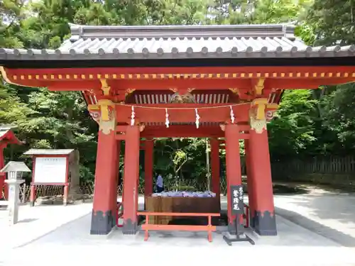 鶴岡八幡宮の手水舎