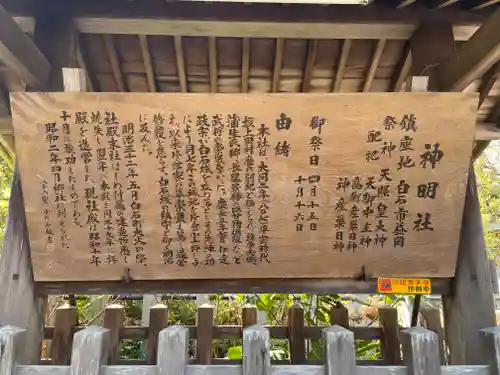 神明社の歴史