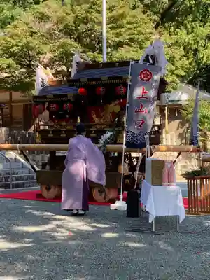 公智神社のお祭り