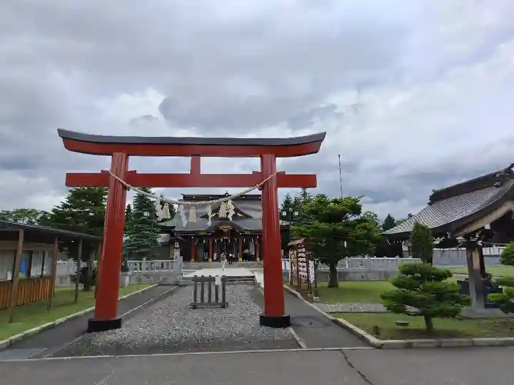 美瑛神社の鳥居