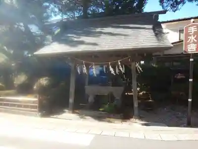 諏訪大社下社春宮の手水舎