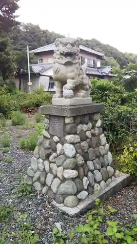 古宿八幡宮の狛犬